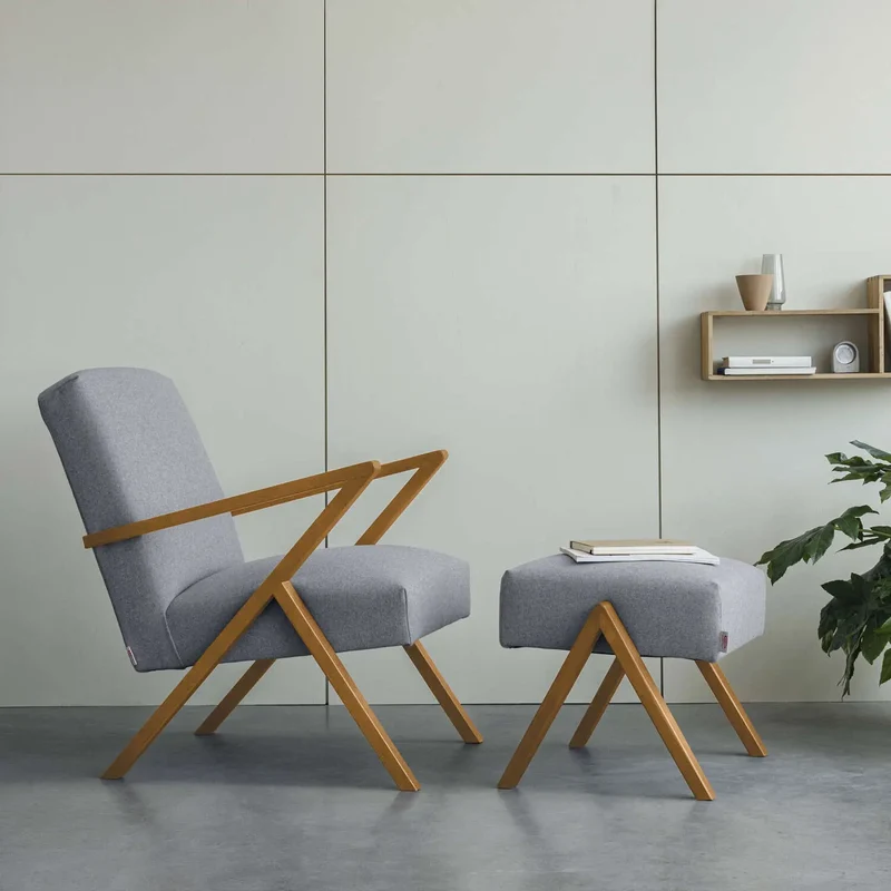 Retrostar Fußhocker - Wool Line