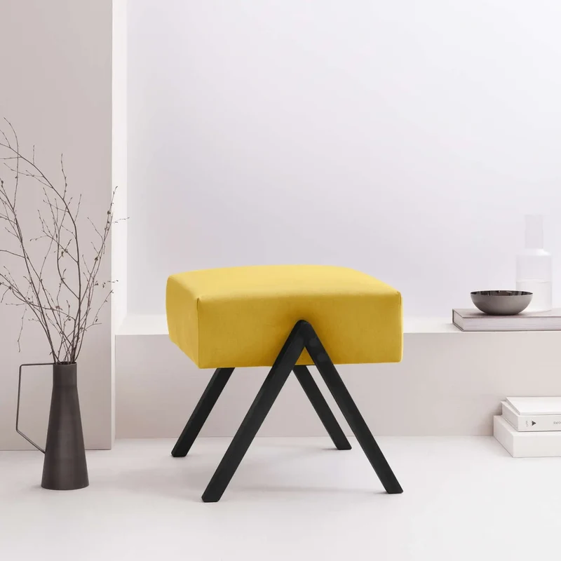 Retrostar Fußhocker - Velvet Line