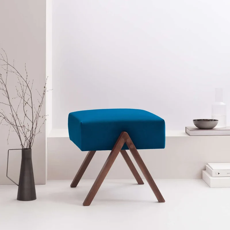 Retrostar Fußhocker - Velvet Line