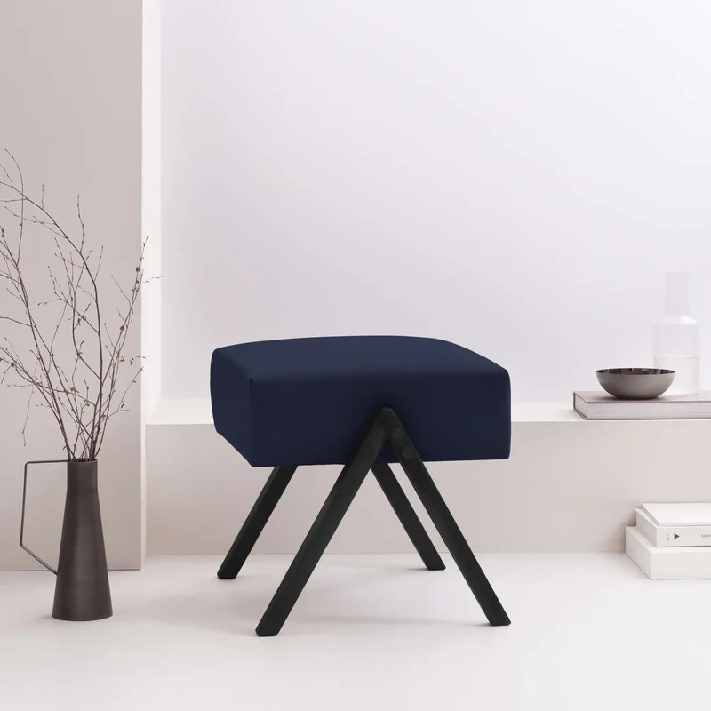 Retrostar Fußhocker - Velvet Line
