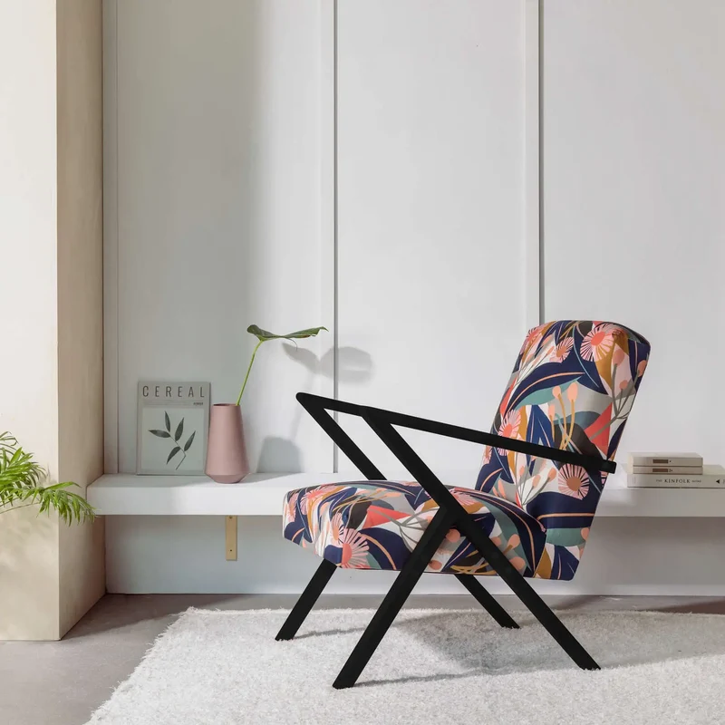 Retrostar Sessel - Spring Flower Red
