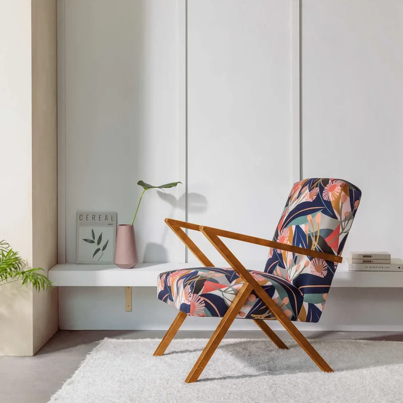 Retrostar Sessel - Spring Flower Red