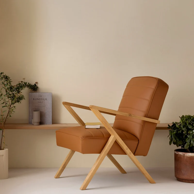 Retrostar Sessel - Leder Premium