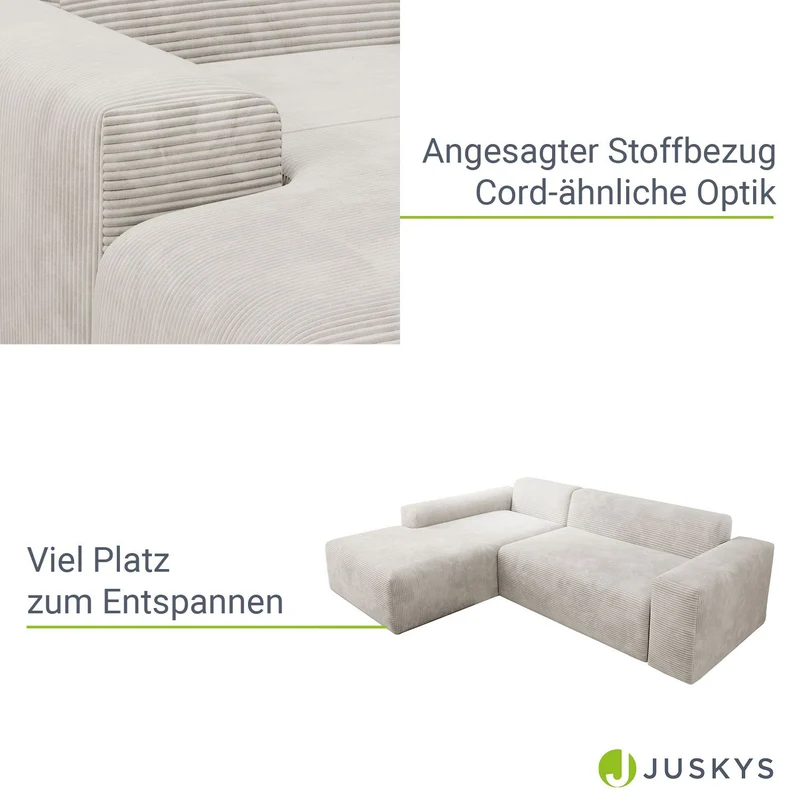 Sofa in L-Form Vals