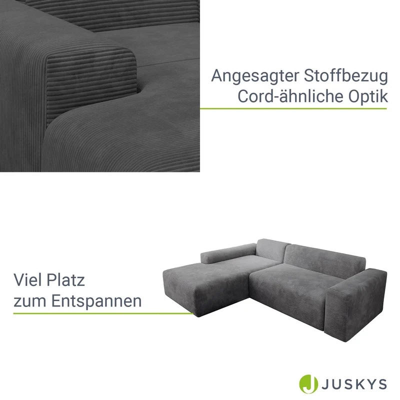 Sofa in L-Form Vals