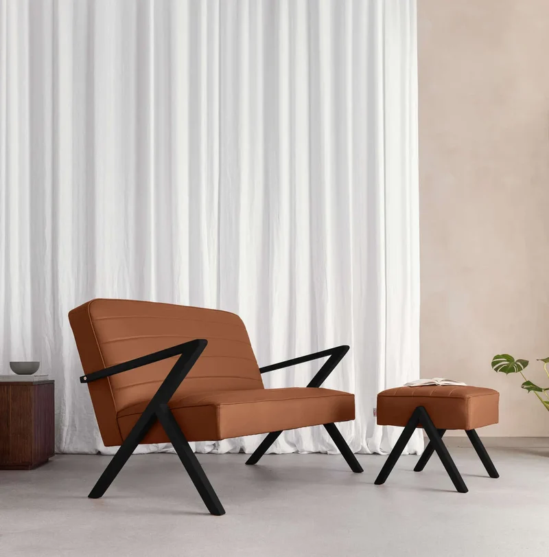Retrostar 2er Sofa - Leder