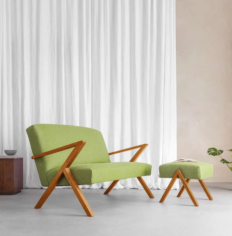 Retrostar 2er Sofa - Wool Line