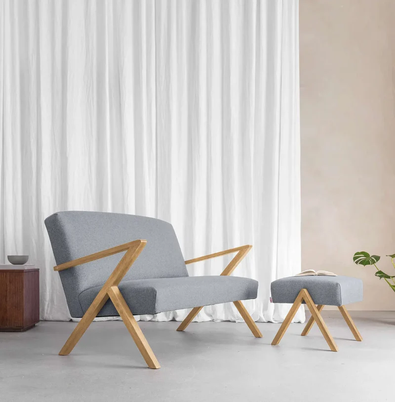 Retrostar 2er Sofa - Wool Line