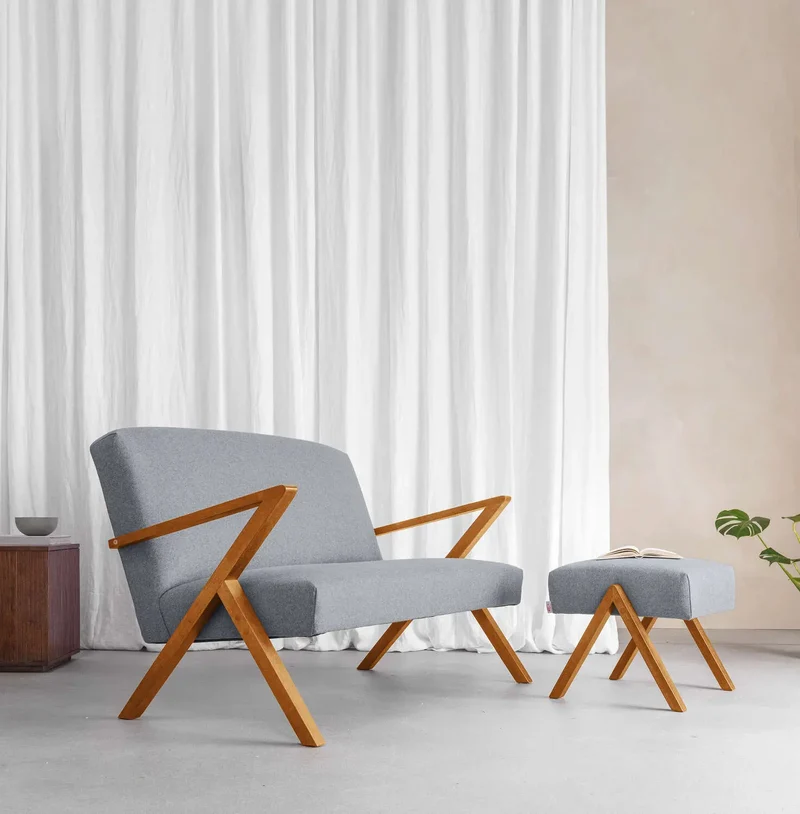 Retrostar 2er Sofa - Wool Line