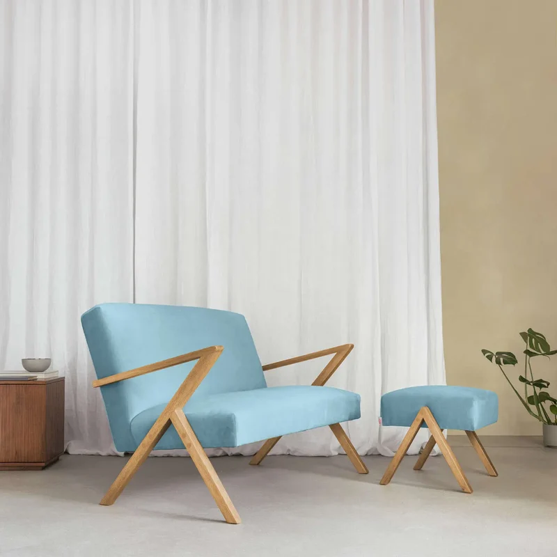 Retrostar 2er Sofa - Velvet Line
