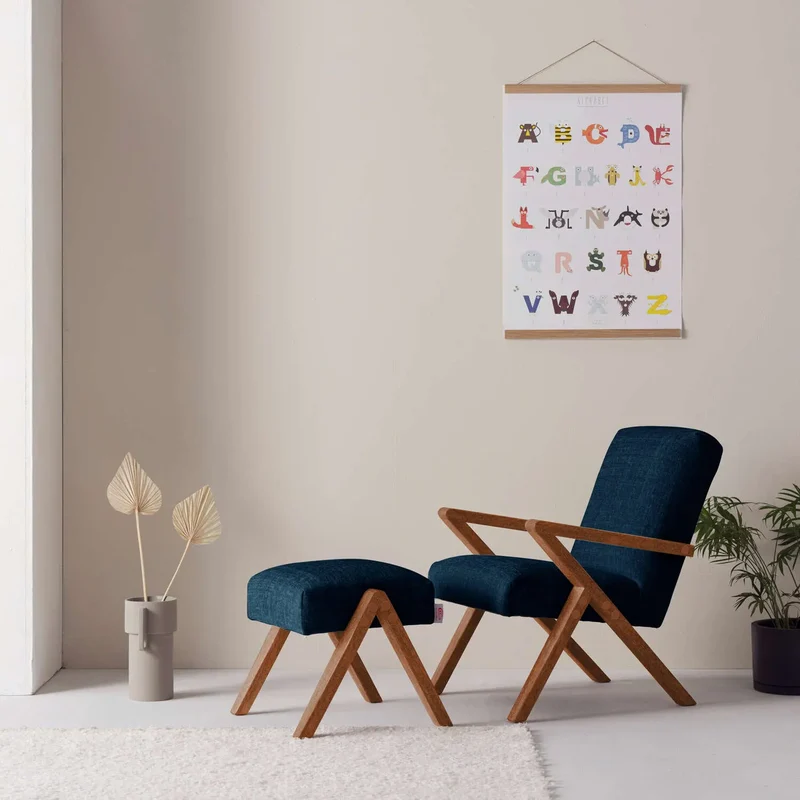 Kinder Retrostar Fußhocker - New Life