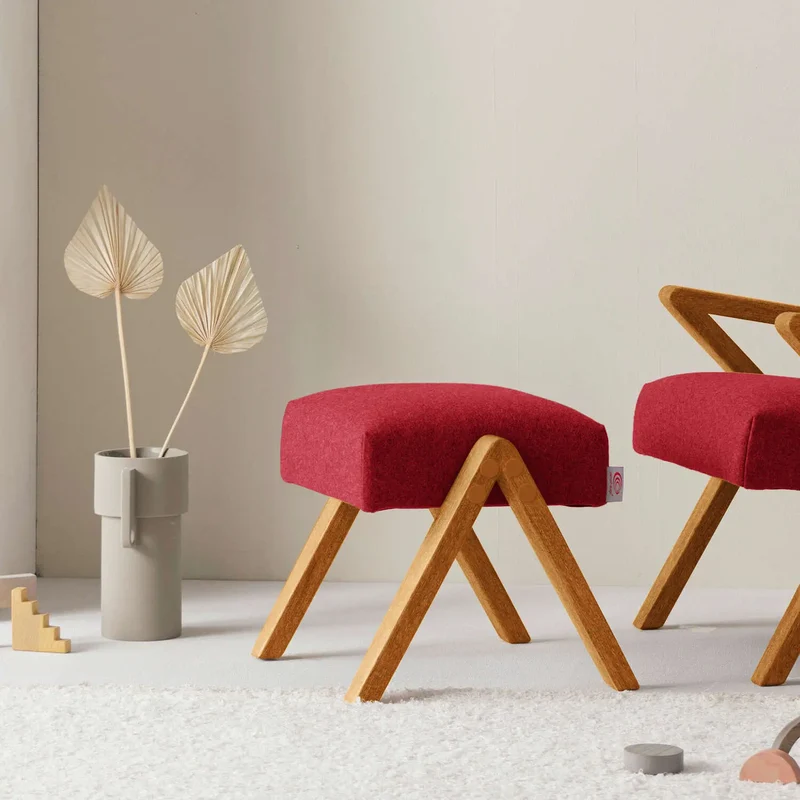 Kinder Retrostar Fußhocker - Wool Line