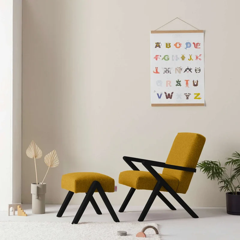 Kinder Retrostar Fußhocker - Wool Line