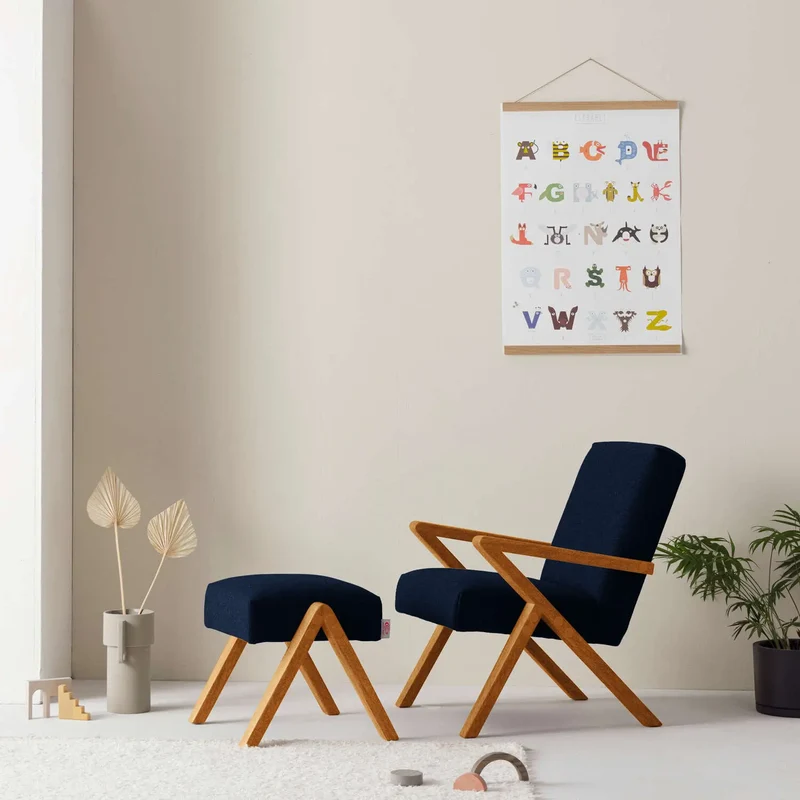 Kinder Retrostar Fußhocker - Wool Line