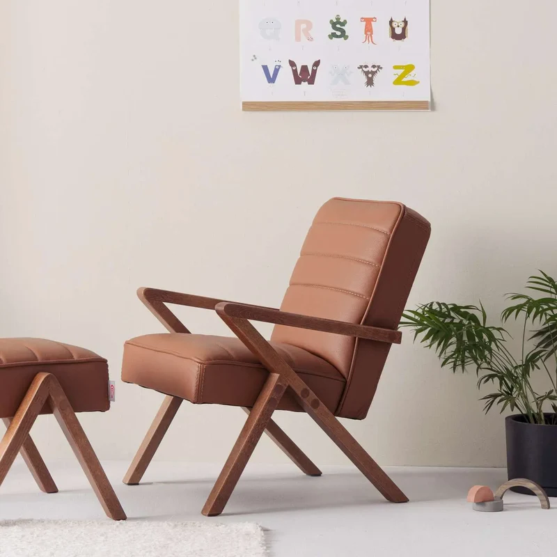 Kinder Retrostar Sessel - Leder Premium