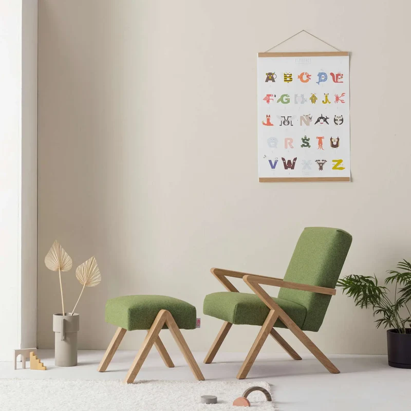 Kinder Retrostar Sessel - Wool Line