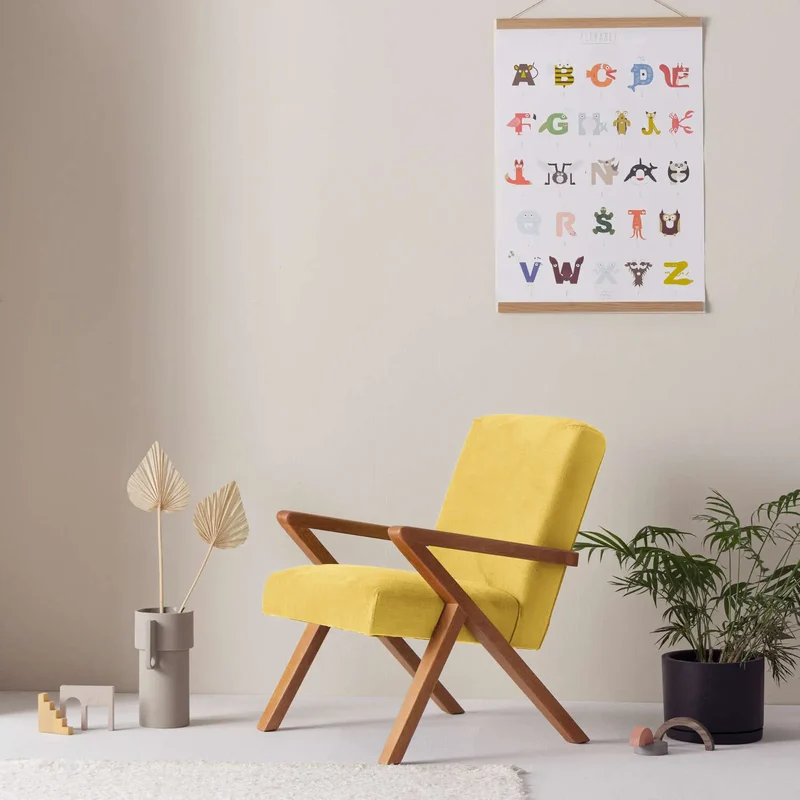 Kinder Retrostar Sessel - Velvet Line