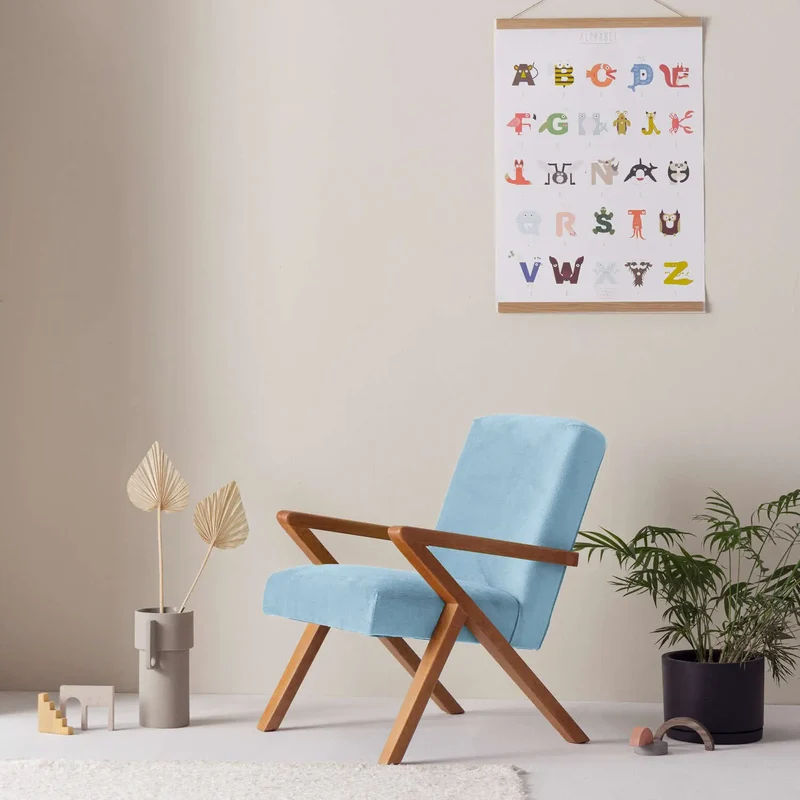 Kinder Retrostar Sessel - Velvet Line