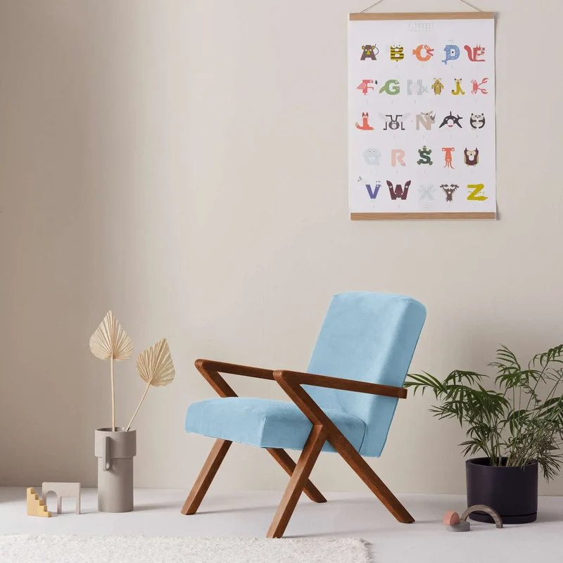 Kinder Retrostar Sessel - Velvet Line