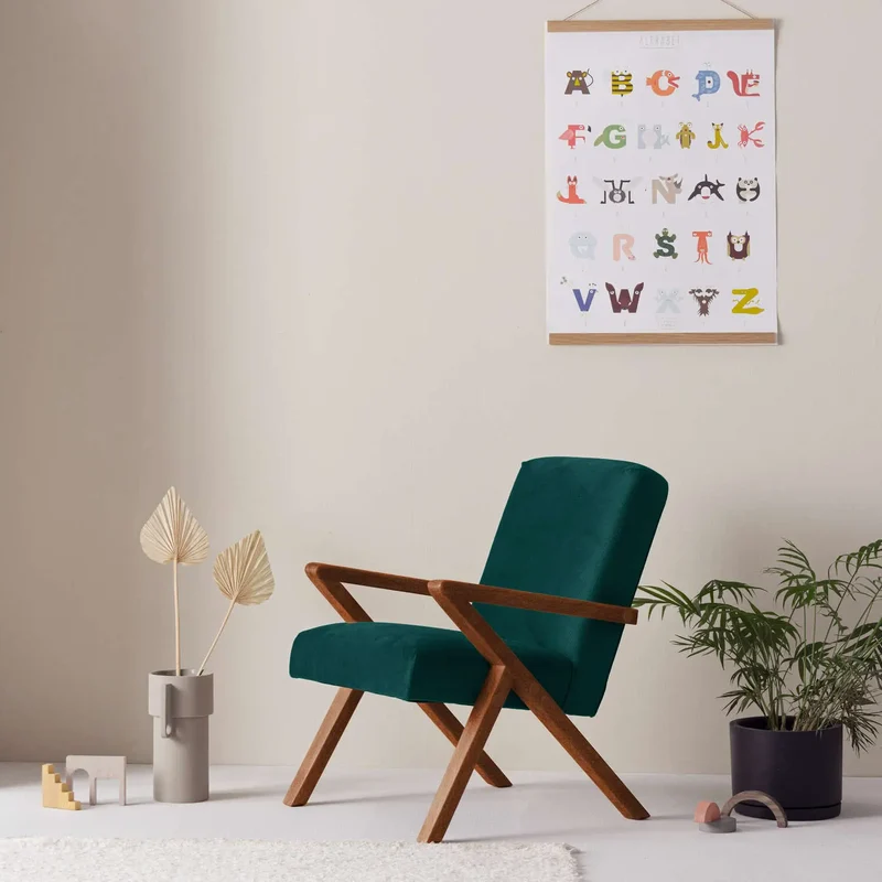 Kinder Retrostar Sessel - Velvet Line