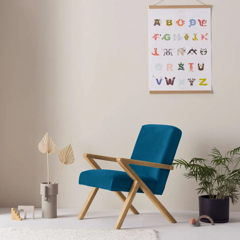 Kinder Retrostar Sessel - Velvet Line