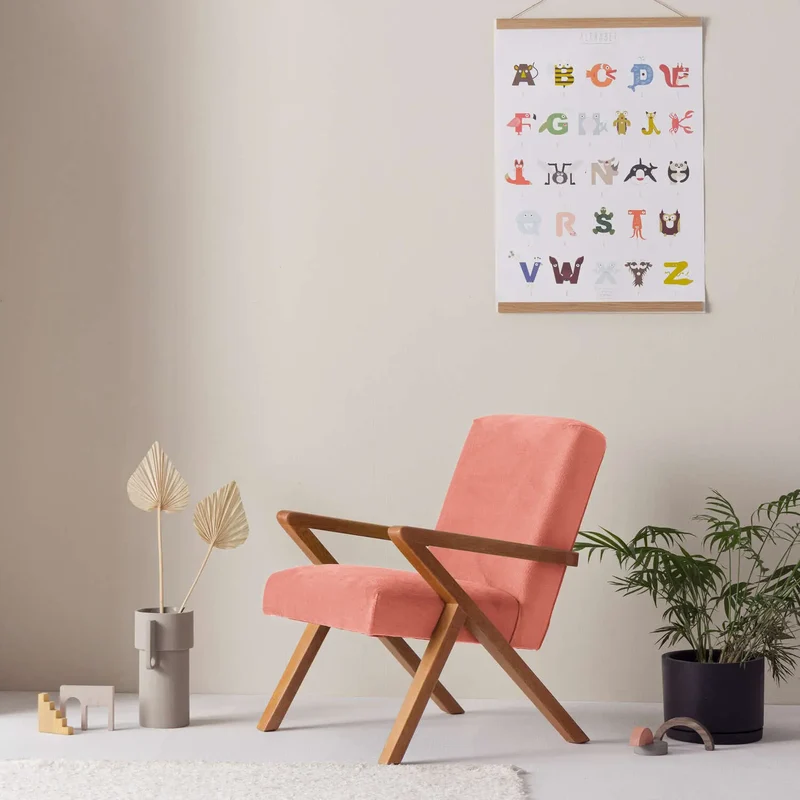 Kinder Retrostar Sessel - Velvet Line