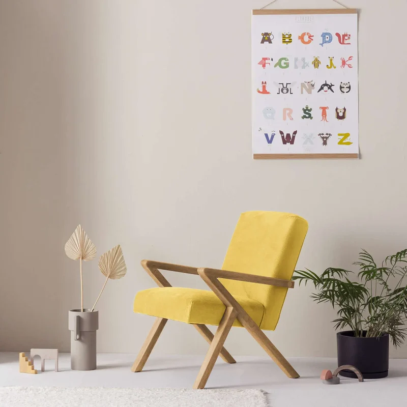 Kinder Retrostar Sessel - Velvet Line
