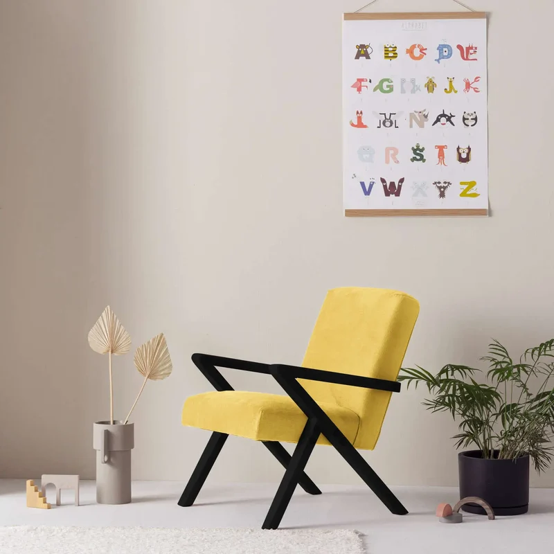 Kinder Retrostar Sessel - Velvet Line