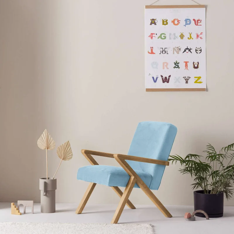 Kinder Retrostar Sessel - Velvet Line