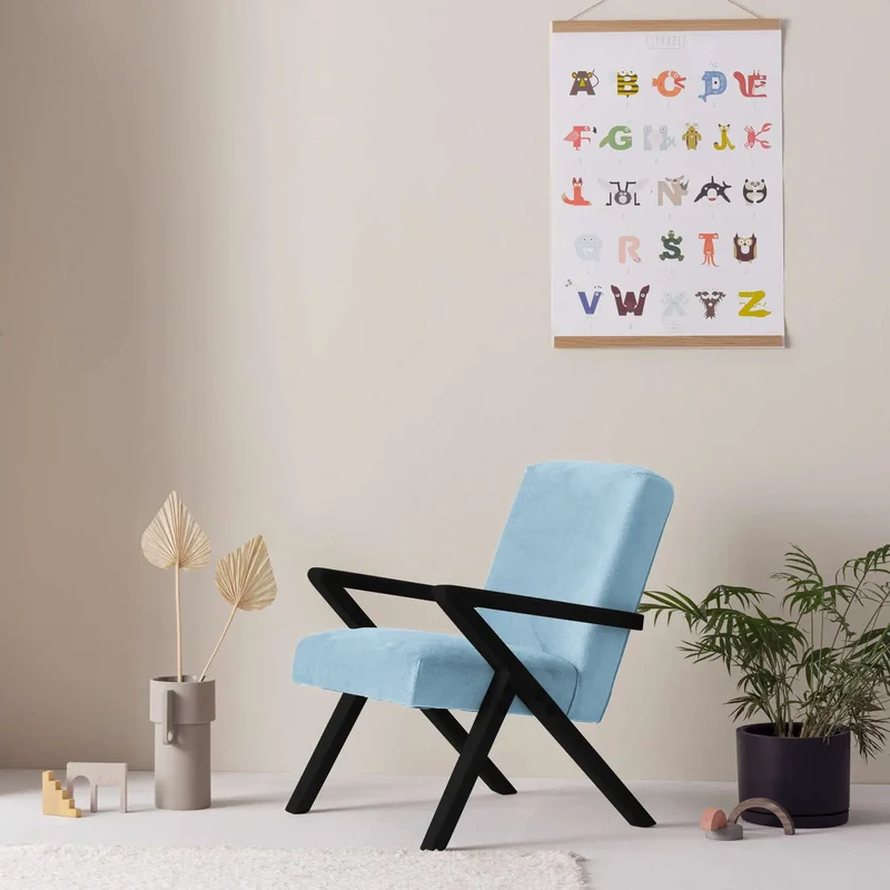 Kinder Retrostar Sessel - Velvet Line