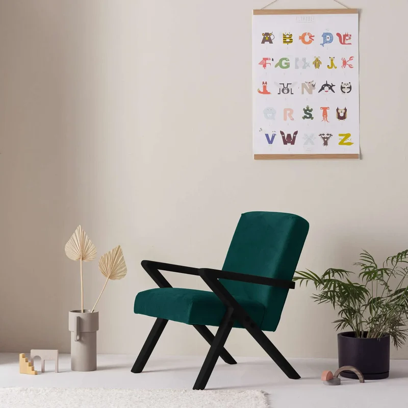 Kinder Retrostar Sessel - Velvet Line