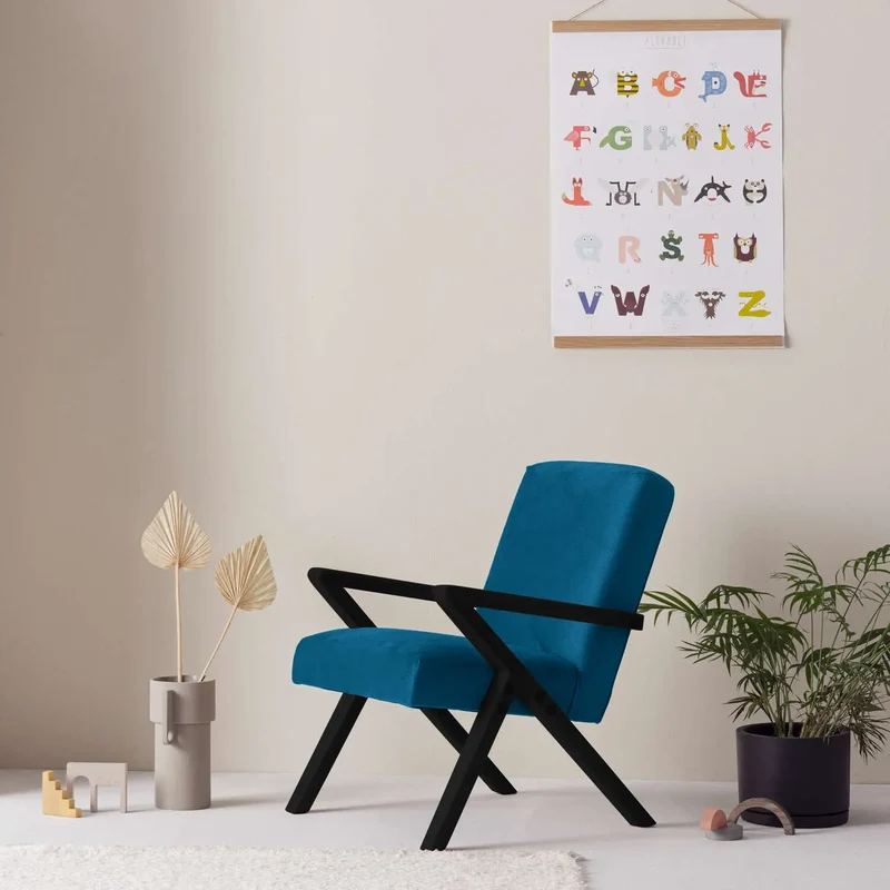 Kinder Retrostar Sessel - Velvet Line