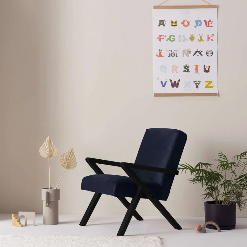 Kinder Retrostar Sessel - Velvet Line