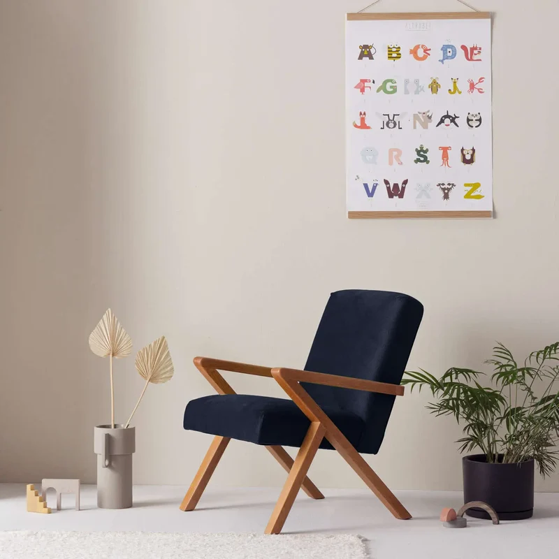 Kinder Retrostar Sessel - Velvet Line