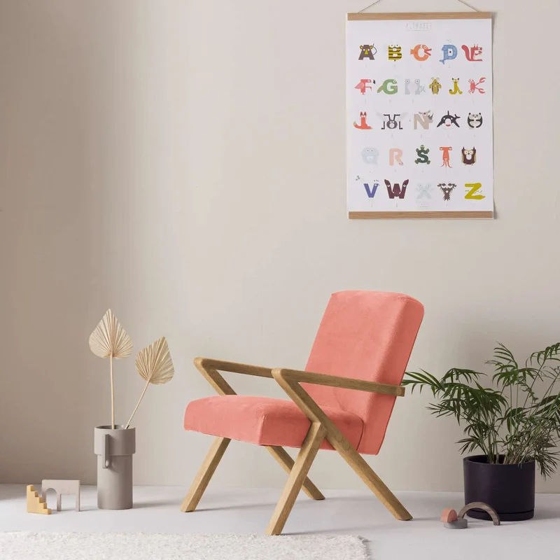 Kinder Retrostar Sessel - Velvet Line