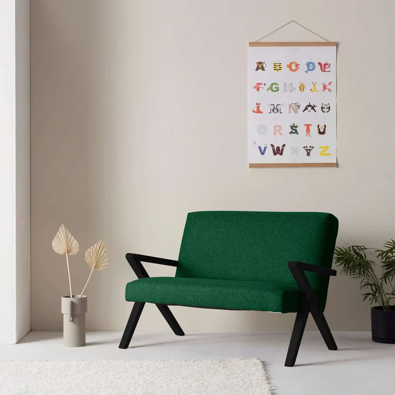 Kinder Retrostar 2er Sofa - Wool Line
