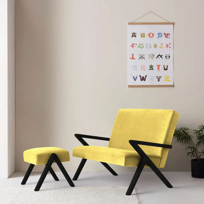 Kinder Retrostar 2er Sofa - Velvet Line