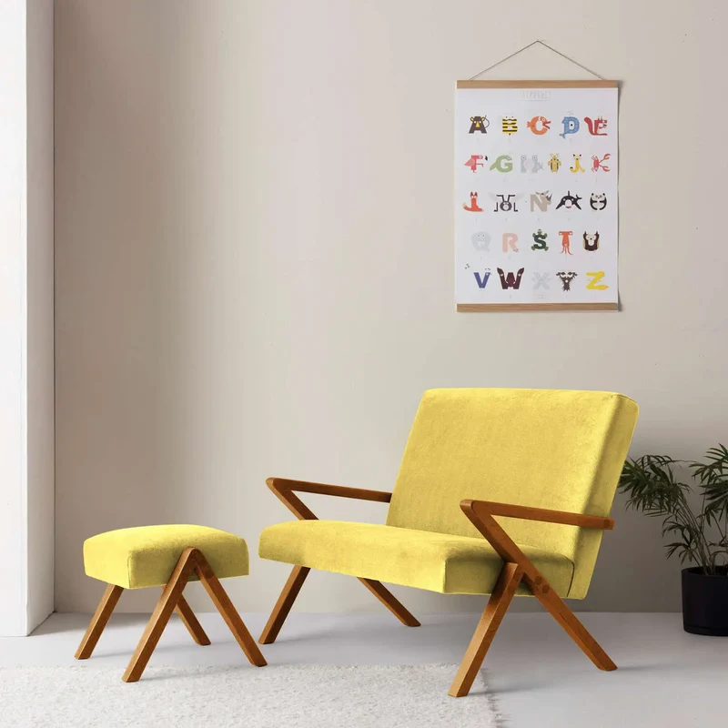 Kinder Retrostar 2er Sofa - Velvet Line