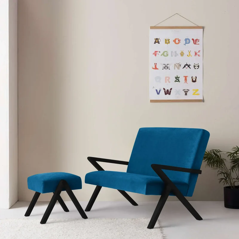Kinder Retrostar 2er Sofa - Velvet Line