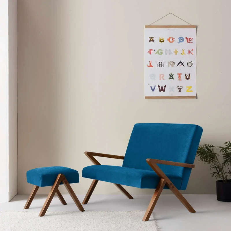 Kinder Retrostar 2er Sofa - Velvet Line