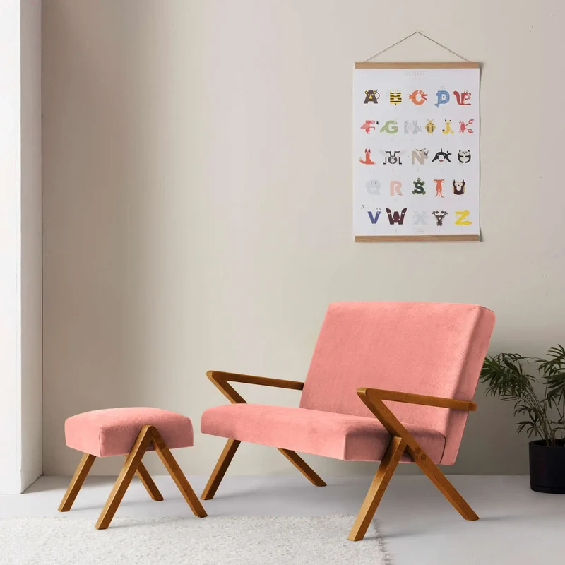 Kinder Retrostar 2er Sofa - Velvet Line