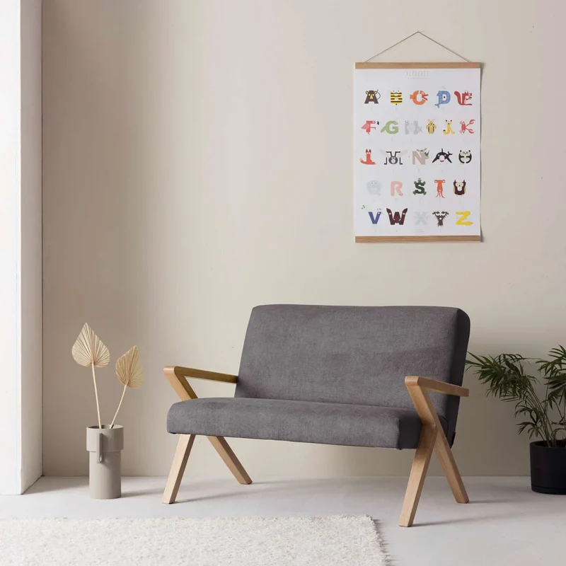 Kinder Retrostar 2er Sofa - Basic Line