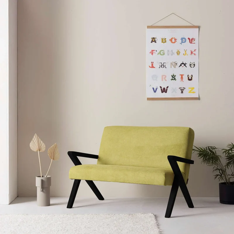 Kinder Retrostar 2er Sofa - Basic Line