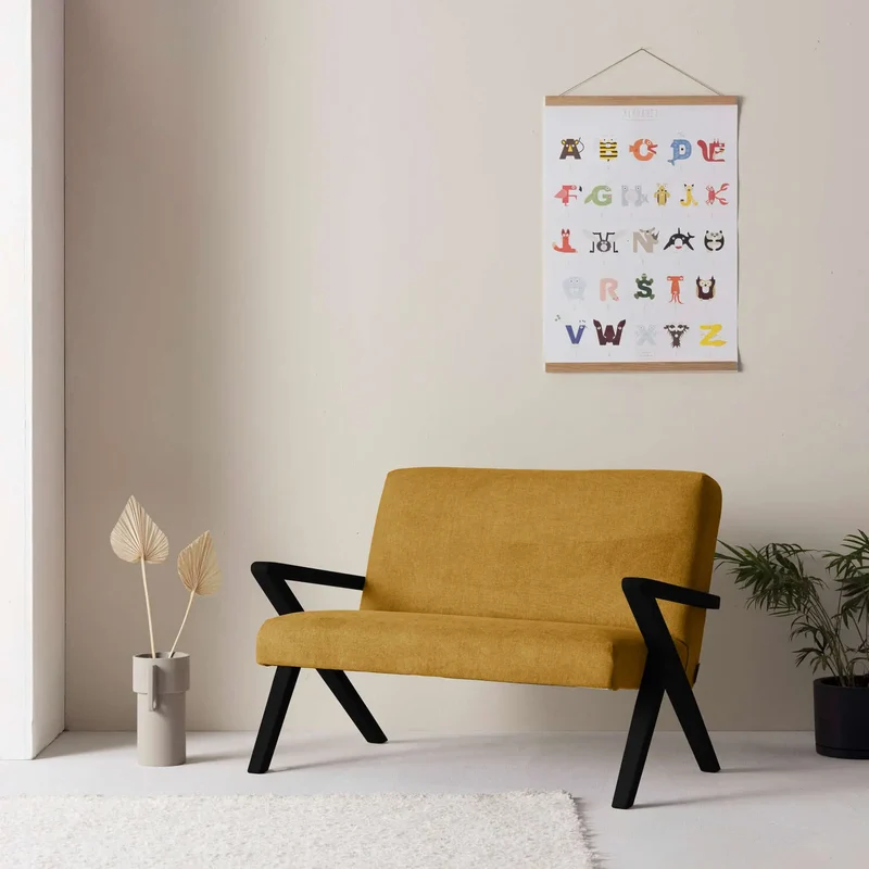 Kinder Retrostar 2er Sofa - Basic Line