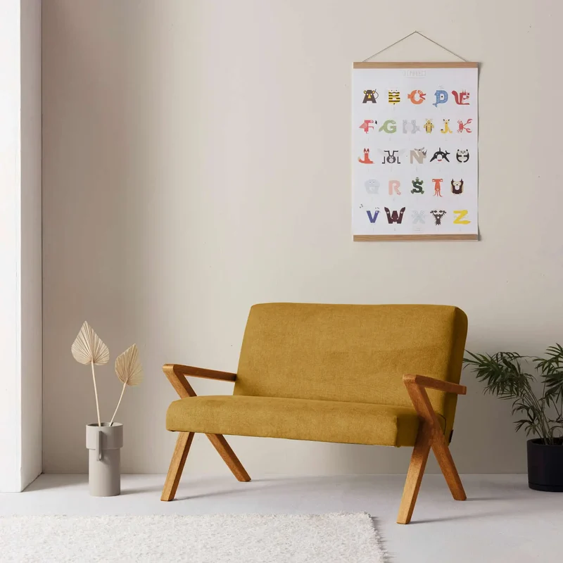 Kinder Retrostar 2er Sofa - Basic Line
