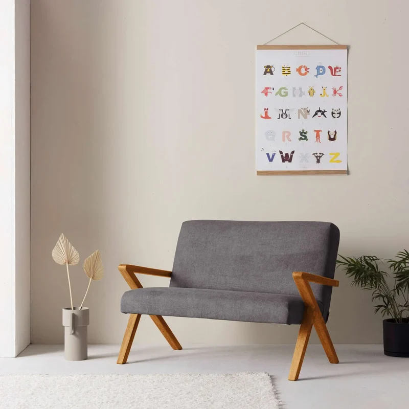 Kinder Retrostar 2er Sofa - Basic Line