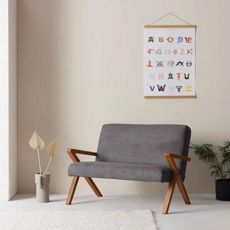 Kinder Retrostar 2er Sofa - Basic Line
