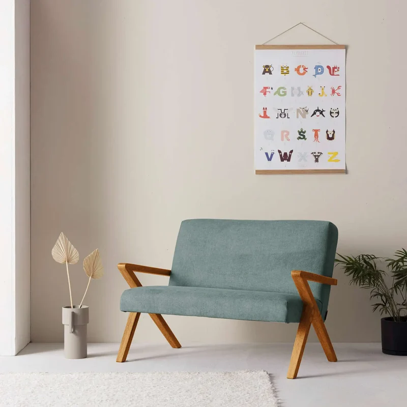 Kinder Retrostar 2er Sofa - Basic Line