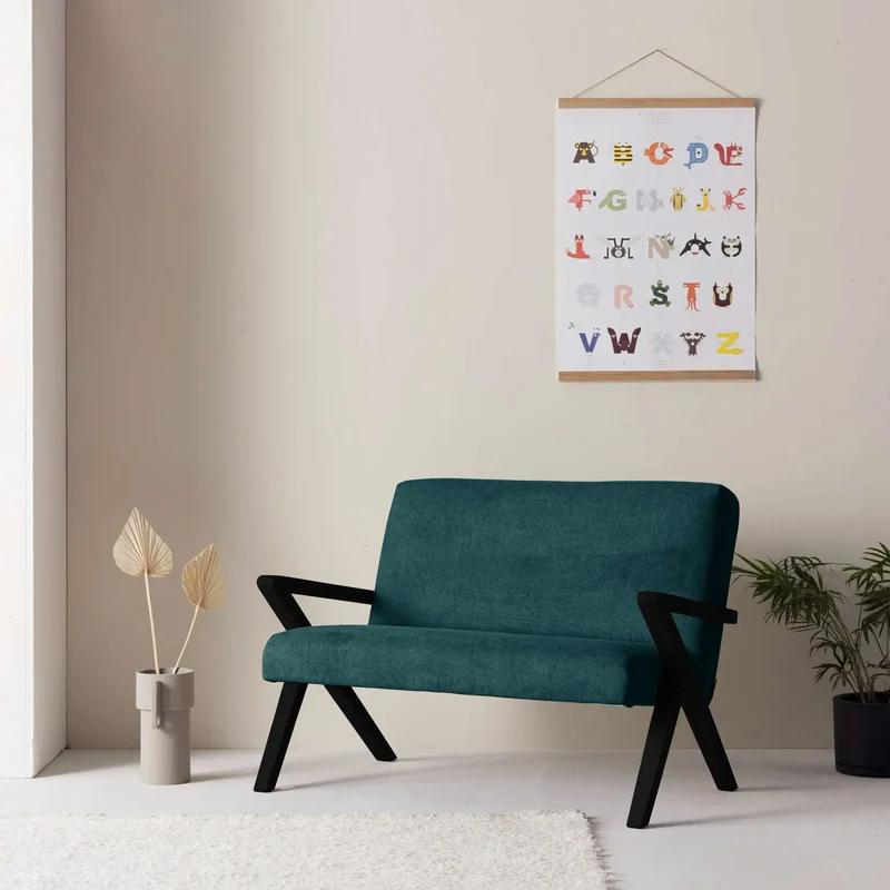 Kinder Retrostar 2er Sofa - Basic Line