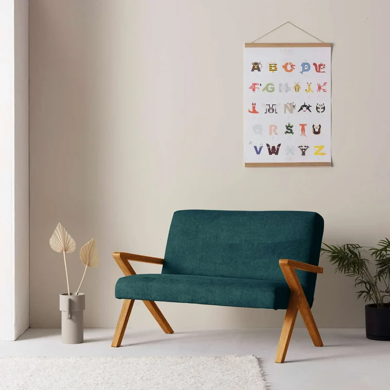 Kinder Retrostar 2er Sofa - Basic Line